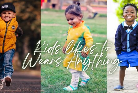 Kids likes to Wears Anything