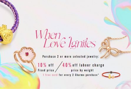 When Love Ignite Valentine’s Day Limited Time Offer by Chow Sang Sang