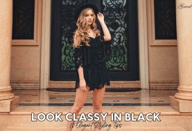 How To Look Classy In Black